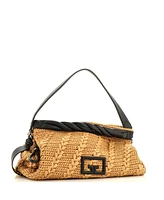 Pre-Owned Givenchy Large ID93 Bag Woven Raffia