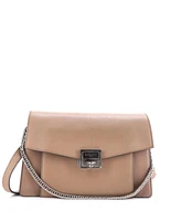 Pre-Owned Givenchy Medium GV3 Flap Bag Leather