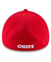 New Era Men's Red Kansas City Chiefs Super Bowl Lix Side Patch 39THIRTY Flex Hat