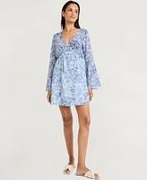 The Good Journey Women's Cotton Printed Fit & Flare Dress