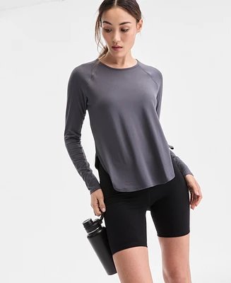 Id Ideology Women's Performance Long-Sleeve Top, Created for Macy's