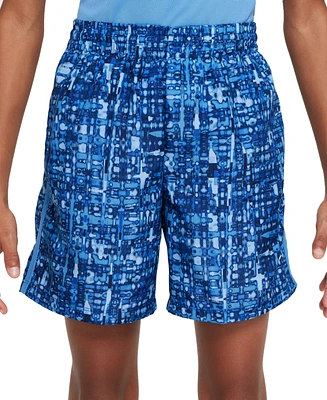 Nike Big Boys Dri-fit Woven Drawstring Printed Shorts