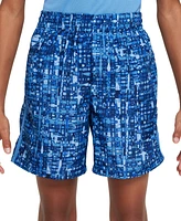 Nike Big Boys Dri-fit Woven Drawstring Printed Shorts