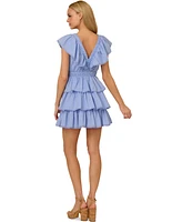 Adrianna by Papell Women's Tiered Mini Dress