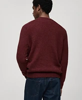 Mango Men's Slim-Fit Wool-Blend Knit Sweater