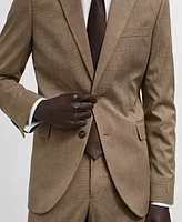 Mango Men's Prince Of Wales Slim-Fit Suit Blazer