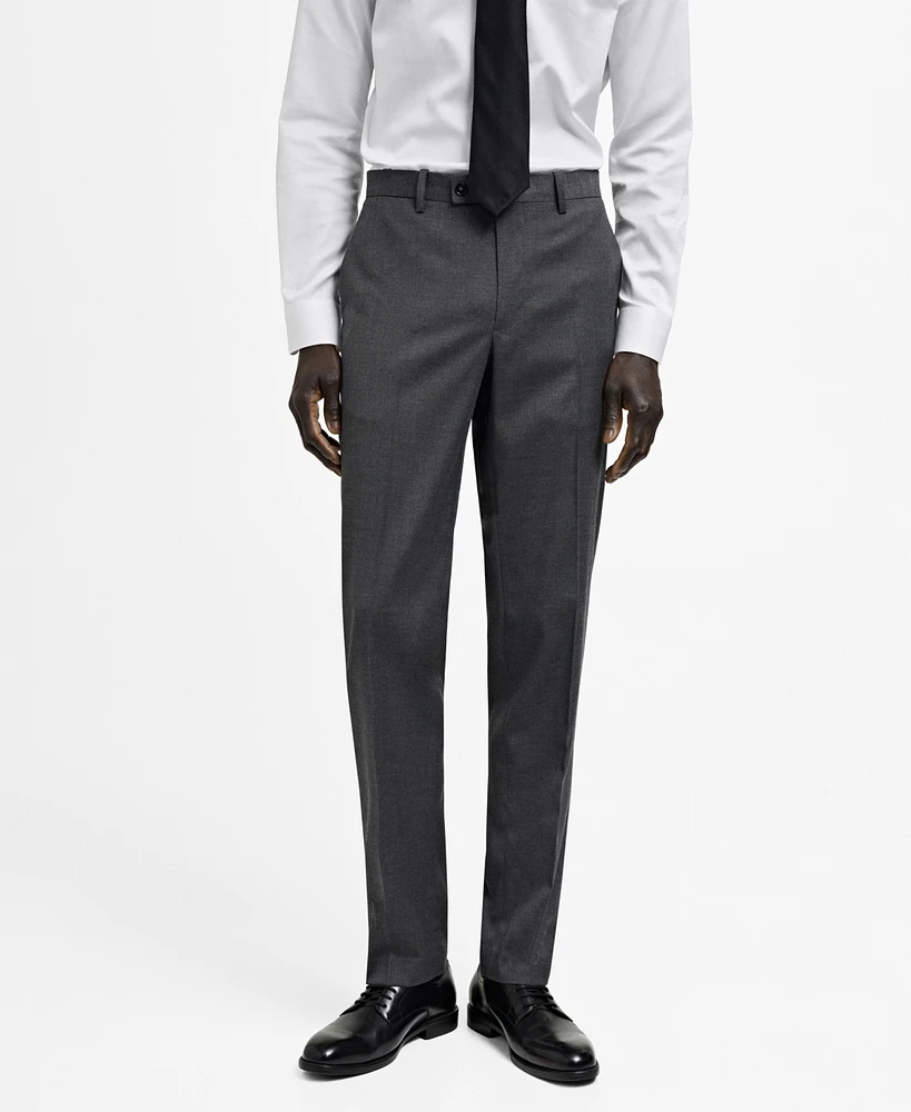 Mango Men's Milan Eu Slim-Fit Suit Pants