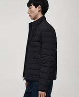 Mango Men's Down And Feather Quilted Jacket