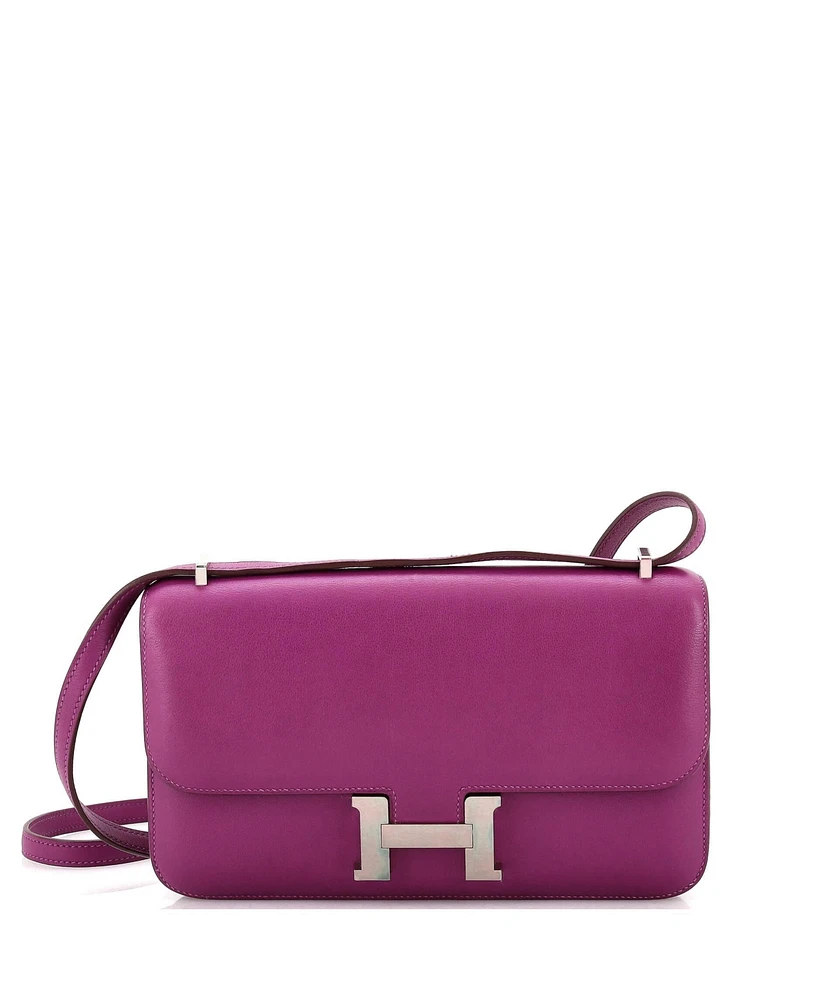 Pre-Owned HERMES 25 Constance Elan Bag Evercolor