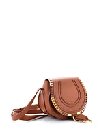 Pre-Owned Chloe Small Marcie Crossbody Bag Leather with Constrast Stitch Detail