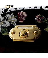 Pre-Owned Dolce & Gabbana Small Welcome Top Handle Bag Printed Velvet