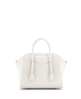 Pre-Owned Givenchy Mini Antigona Lock Bag Leather