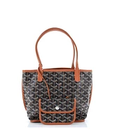 Pre-Owned Goyard Mini Anjou Reversible Tote Coated Canvas