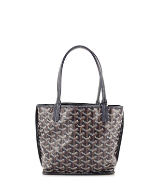 Pre-Owned Goyard Mini Anjou Reversible Tote Coated Canvas