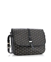 Pre-Owned Goyard Mm Belvedere Ii Messenger Bag Coated Canvas