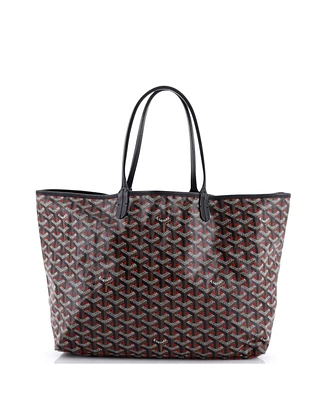 Pre-Owned Goyard Pm Saint Louis Tote Claire Voie Coated Canvas