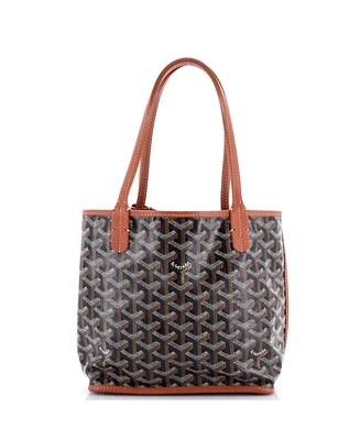 Pre-Owned Goyard Mini Anjou Reversible Tote Coated Canvas
