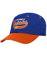 Outerstuff Baby Boys and Girls Blue New York Knicks My First Tail Sweep Slouch Flex Hat