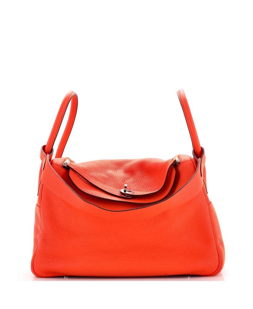 Pre-Owned HERMES 30 Lindy Bag Clemence