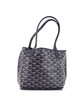 Pre-Owned Goyard Mini Anjou Reversible Tote Coated Canvas
