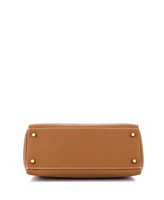 Pre-Owned HERMES Kelly 28 Handbag Brown Togo with Gold Hardware