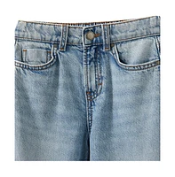 Cotton On Little/Big Girl's Super Wide Leg Denim Jean