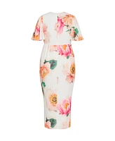 City Chic Plus Braelynn Print Maxi Dress