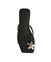 Katy Perry Women's Camie Flower Slip-On Flat Sandals