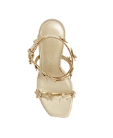 Katy Perry Women's Analia Flower Square Toe Dress Sandals