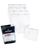 Jockey Men's 4-Pack Cotton Full Rise Briefs +1 Bonus Pair