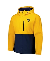 Columbia Men's Gold West Virginia Mountaineers Field Bound Omni-Tech Full-Zip Jacket