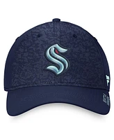 Fanatics Men's Deep Sea Blue Seattle Kraken Authentic Pro Rink Flex Hat