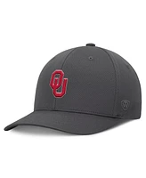 Top of the World Men's Charcoal Oklahoma Sooners Reflex Logo Flex Hat