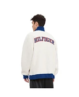 Tommy Hilfiger Men's Cream Buffalo Bills Jordan Sherpa Quarter-Zip Sweatshirt