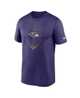 Nike Men's Purple Baltimore Ravens Primetime Legend Icon Performance T-Shirt