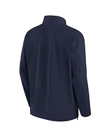 Nike Men's Navy Arizona Wildcats 2024 Sideline Coaches Quarter-Zip Hoodie Jacket