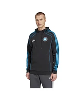 Adidas Men's Black Charlotte Fc 2025 Travel Pullover Hoodie