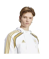 Adidas Men's White Lafc 2025 Travel Pullover Hoodie