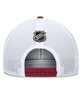 Fanatics Men's Burgundy/Blue Colorado Avalanche Authentic Pro A-Frame Rink Adjustable Hat