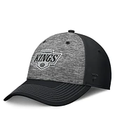 Fanatics Men's Gray/Black Los Angeles Kings Fundamental Top Shelf 2-Tone Flex Hat