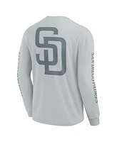 Fanatics Men's Gray San Diego Padres Elements Strive Long Sleeve T-Shirt