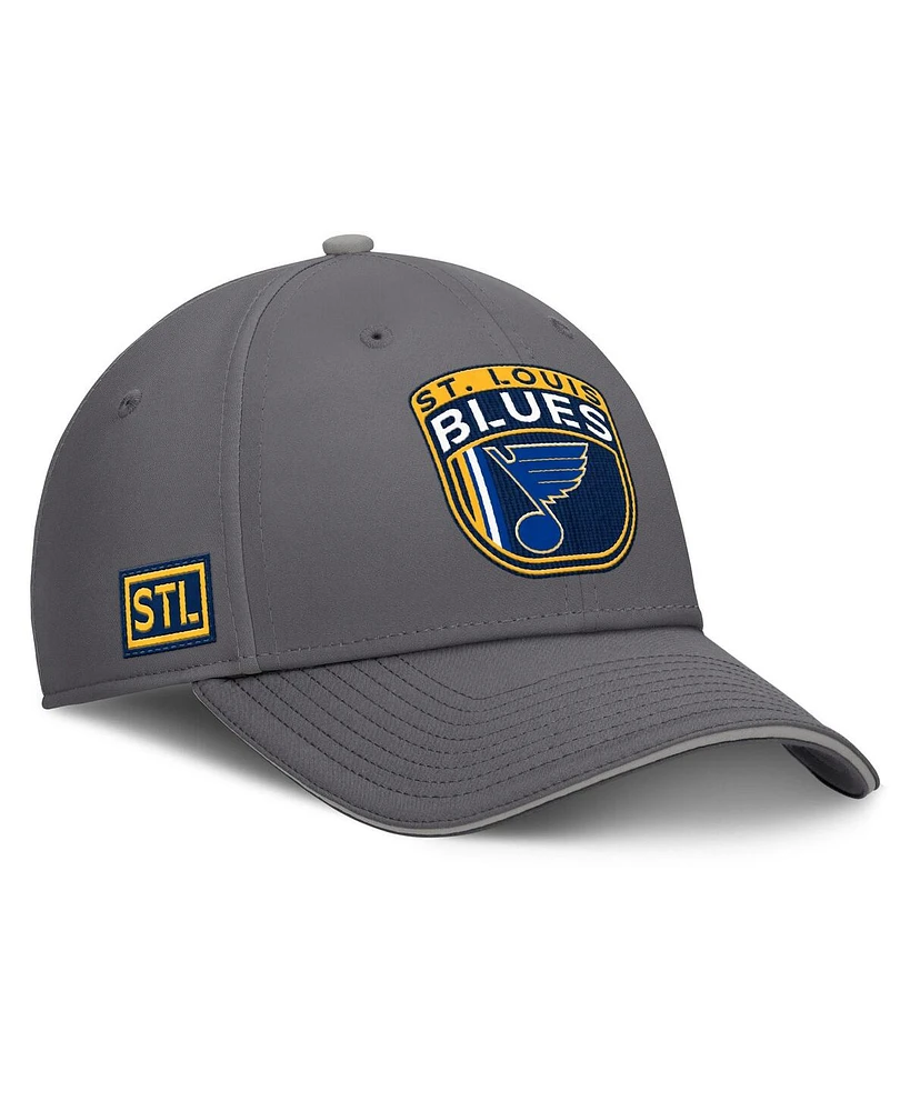 Fanatics Men's Gray St. Louis Blues Home Ice Flex Hat