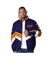 Starter Men's Purple Phoenix Suns Captain Oxford Full-Zip Jacket