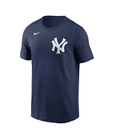 Nike Men's Max Fried Navy New York Yankees Fuse Name Number T-Shirt