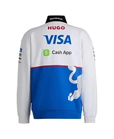 Hugo Boss Men's Royal/White Rb 2023 Cash App Quarter-Zip Sweatshirt
