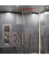 3 Functions Thermostatic Complete Rainfall Shower System