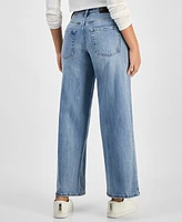 Dkny Jeans Petite Houston High-Rise Wide-Leg