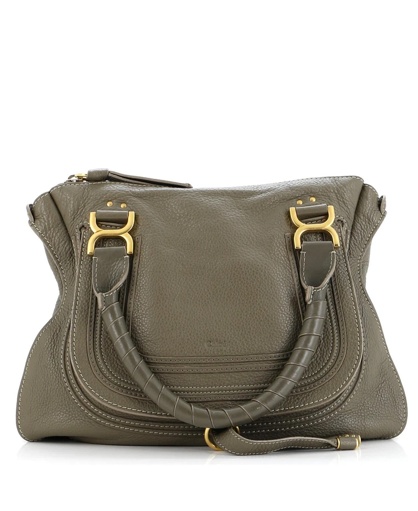 Pre-Owned Chloe Medium Marcie Shoulder Bag Leather