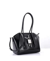 Pre-Owned Givenchy Mini Antigona Lock Bag Leather