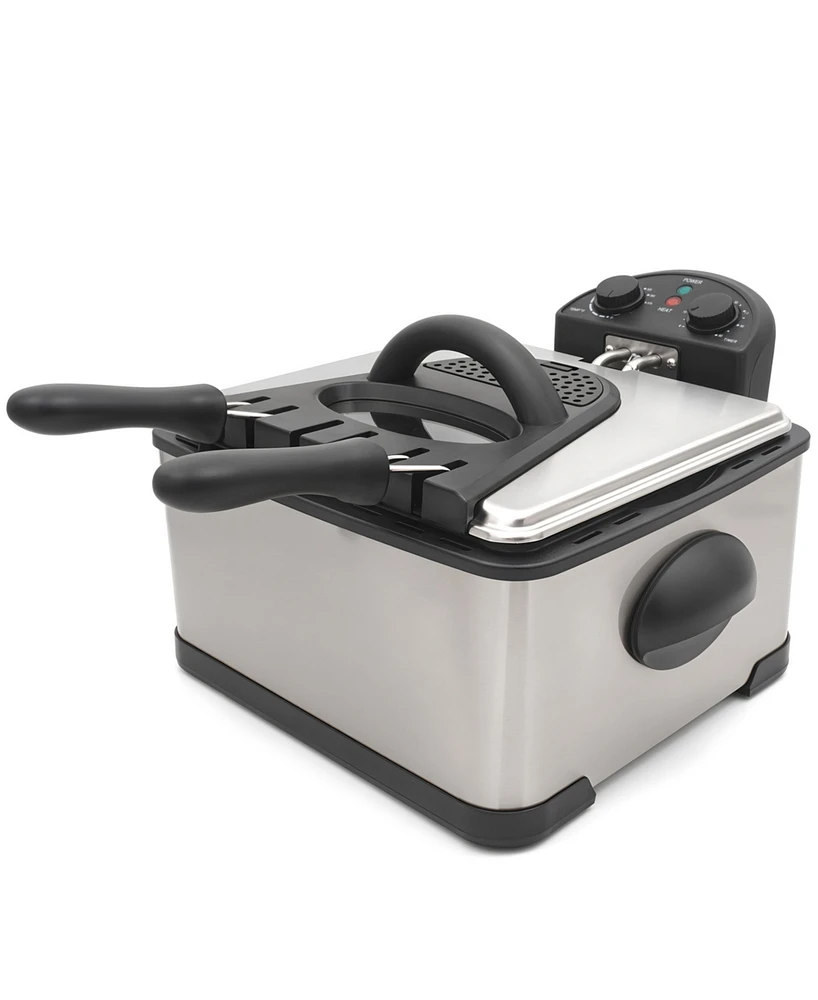 Elite Cuisine 4 Quart Dual Deep Fryer
